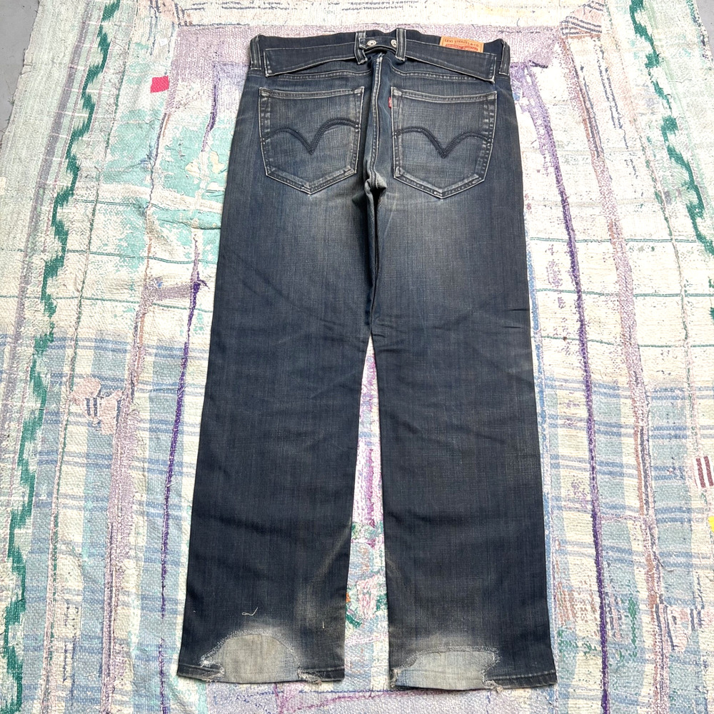 Rare Levi's 533 Cinch buckle back Loose Fit Jeans Size 36x31